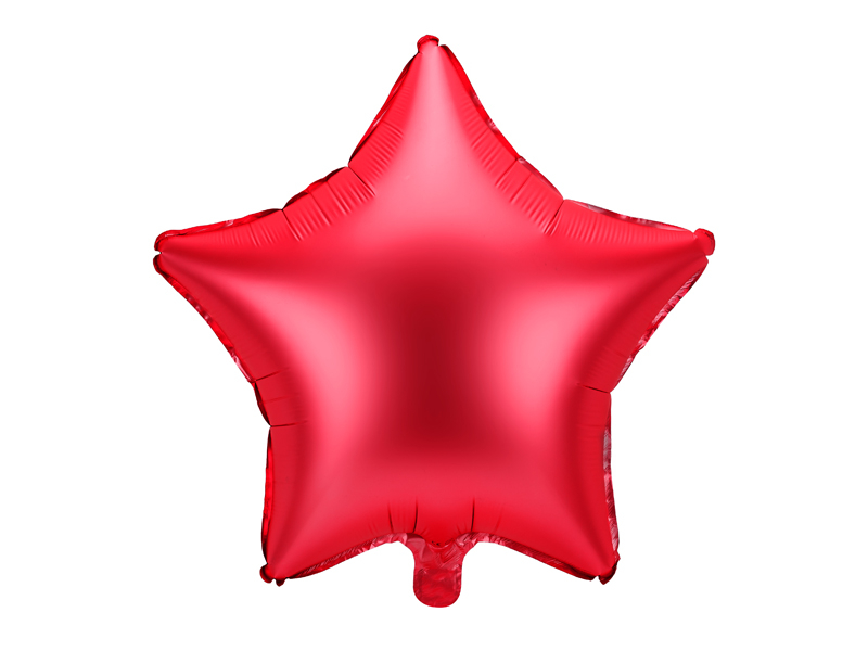 Obrázek k výrobku 20228 - PartyDeco Fóliový balón Hviezda červená