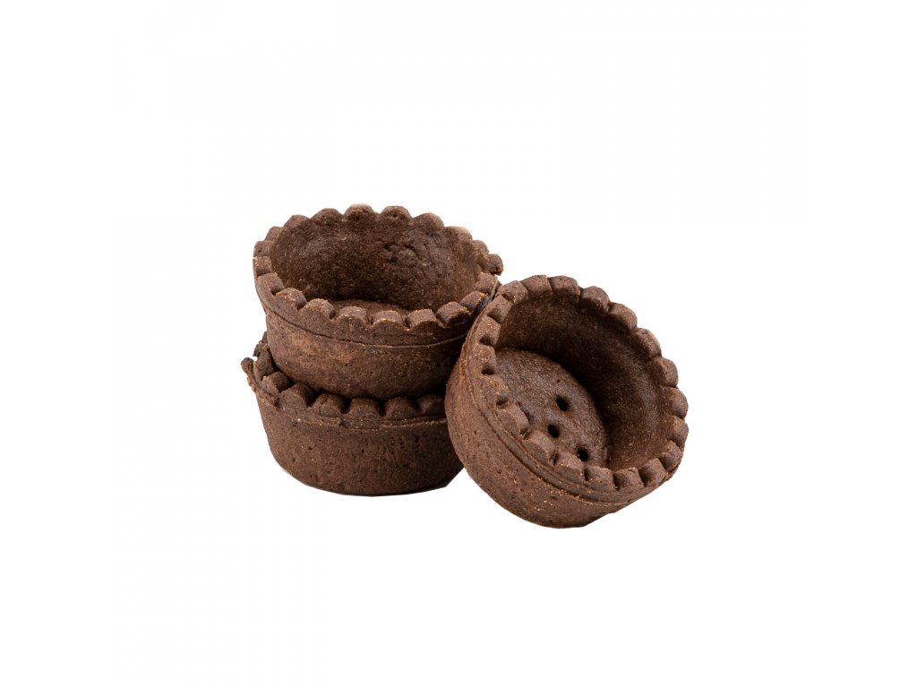Obrázek k výrobku 25179 - SEMI Tartaletky kruh 44mm kakao (25ks)