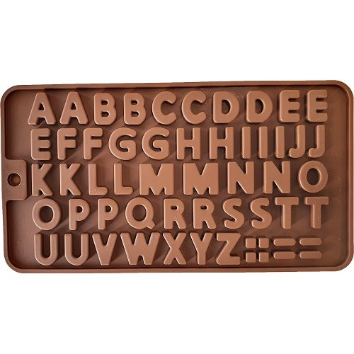 Obrázek k výrobku 23729 - Tasty me Silikonová forma na čokoládu abeceda (1ks)