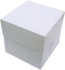 Obrázek k výrobku 19615 - Tortová krabica biela na poschodovú tortu (30 x 30 x 30 cm)