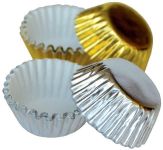 Detail k výrobkuAlvarak hliníkové košíčky na pralinky zlaté a strieborné (50 ks)