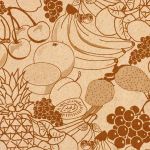 Detail k výrobkuBombasei papier na pečenie so vzorom Ovocie 60 x 40 cm