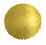 Detail k výrobkuCake Star Podnos vlnka zlatý kruh 20cm (1) 8"