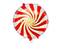 Detail k výrobkuPartyDeco Fóliový balón Cukrík červeno- žlto-biely