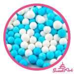 Detail k výrobkuSweetArt cukrové perly modré a biele 7mm (1kg)