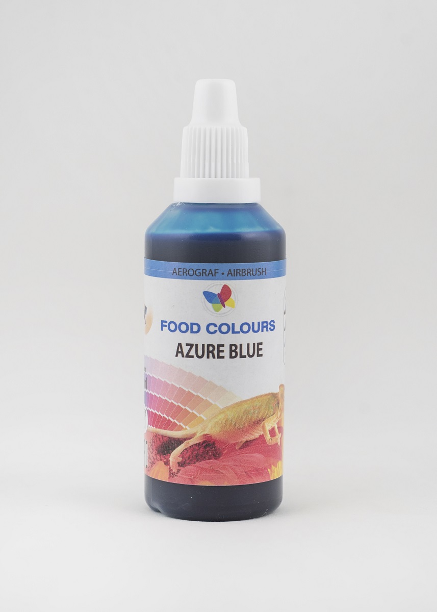 Obrázek k výrobku 14414 - Airbrush barva Food Colours Azure Blue (60 ml)