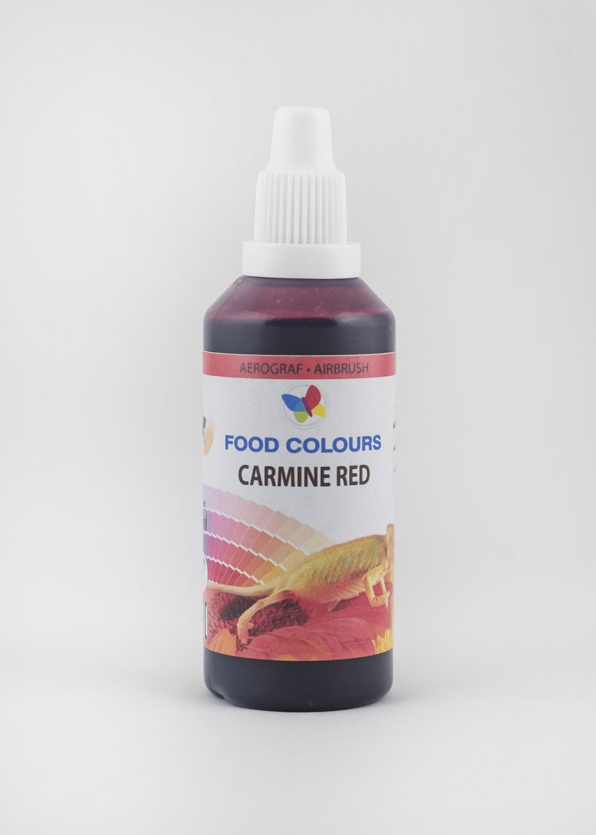 Obrázek k výrobku 14420 - Airbrush barva Food Colours Carmine Red (60 ml)