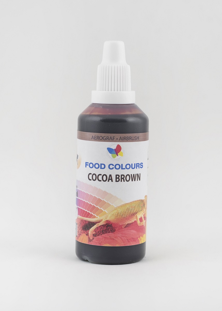 Obrázek k výrobku 14407 - Airbrush barva Food Colours Cocoa Brown (60 ml)