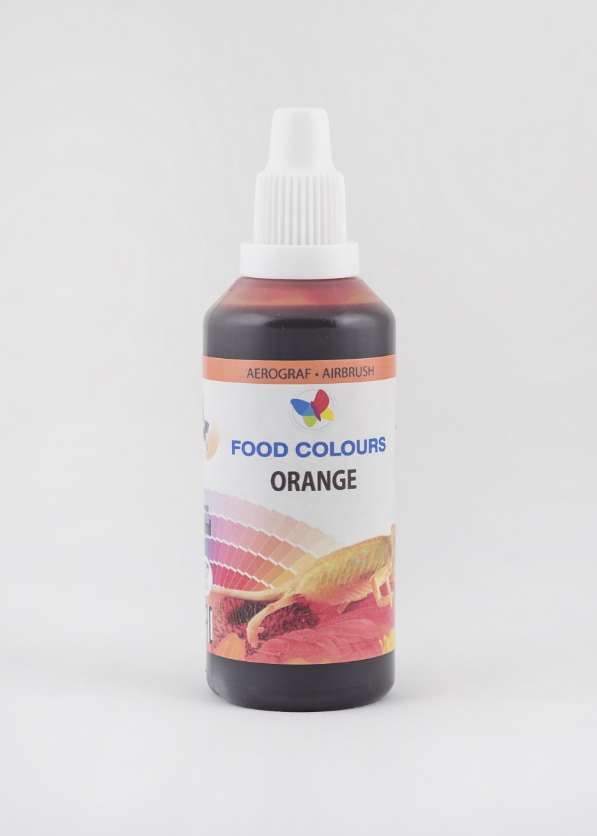 Obrázek k výrobku 14405 - Airbrush barva Food Colours Orange (60 ml)