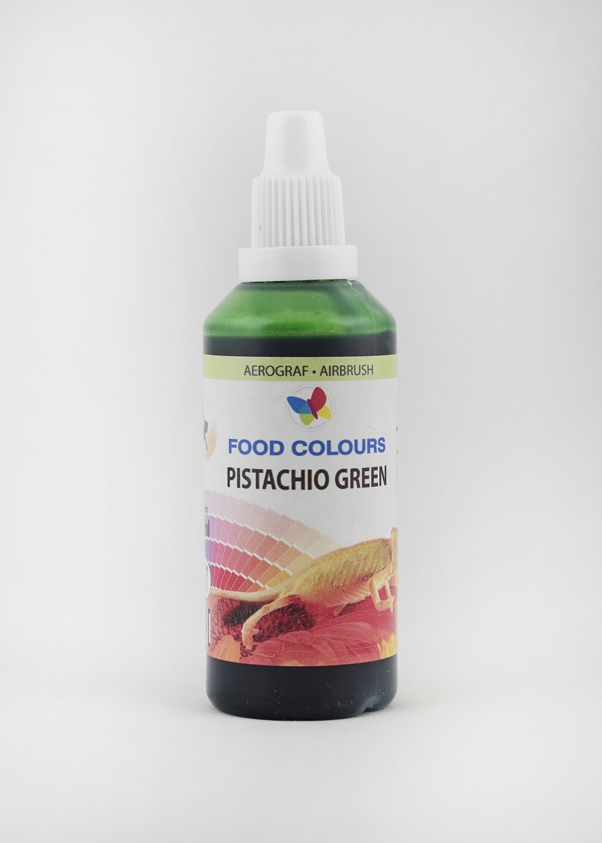 Obrázek k výrobku 14419 - Airbrush barva Food Colours Pistachio Green (60 ml)