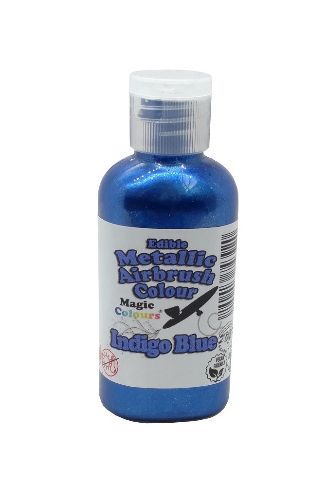 Obrázek k výrobku 15773 - Airbrush barva perleťová Magic Colours (55 ml) Indigo Blue