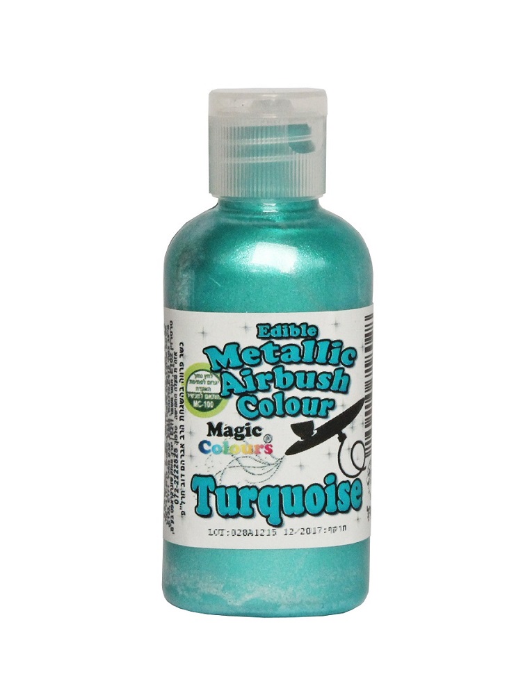 Obrázek k výrobku 15761 - Airbrush barva perleťová Magic Colours (55 ml) Turquoise
