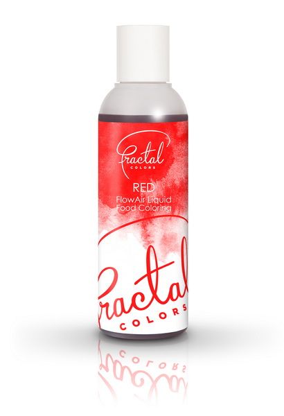 Obrázek k výrobku 16417 - Airbrush farba tekutá Fractal - Red (100 ml)