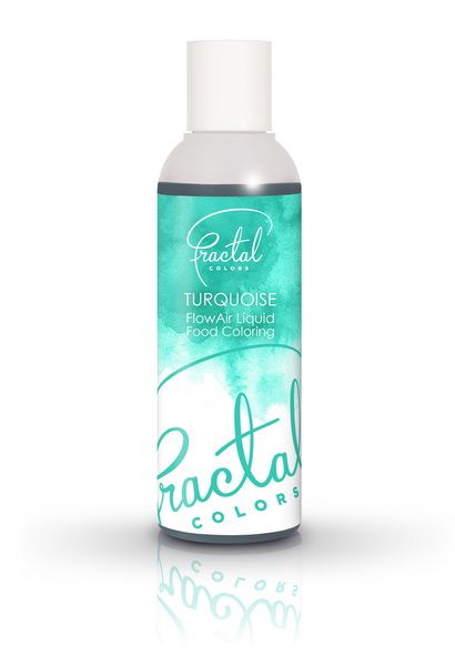 Obrázek k výrobku 16310 - Airbrush farba tekutá Fractal - Turquoise (100 ml)