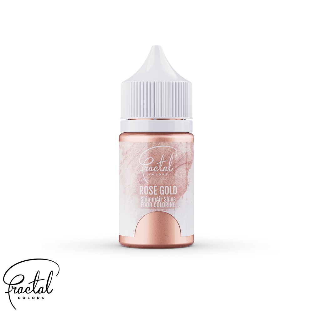 Obrázek k výrobku 19820 - Airbrush perleťová farba tekutá Fractal - Rose Gold (33 g)