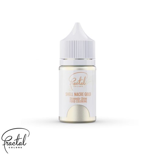 Obrázek k výrobku 17928 - Airbrush perleťová farba tekutá Fractal - Shell Nacre Gold (33 g)
