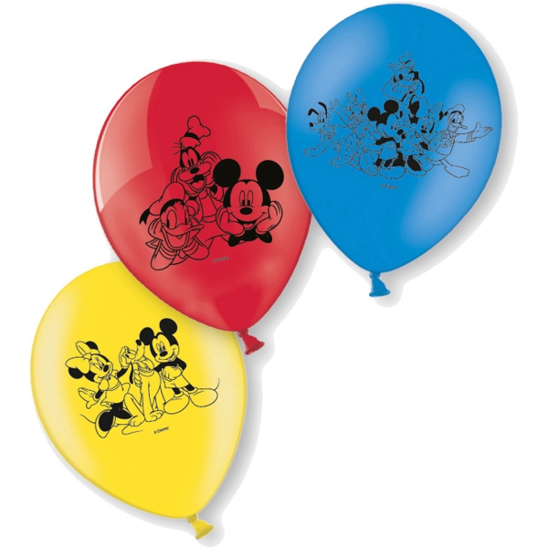 Obrázek k výrobku 21893 - Alvarak Balóniky Mickey Mouse (6 ks)