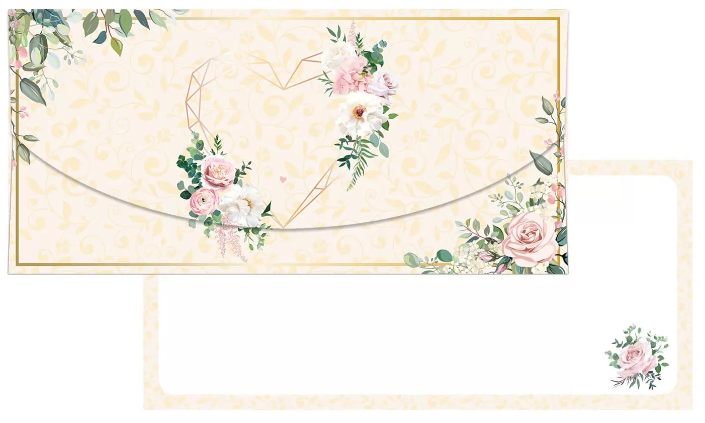 Obrázek k výrobku 23748 - Alvarak darčeková obálka na peniaze s motívom kvetou