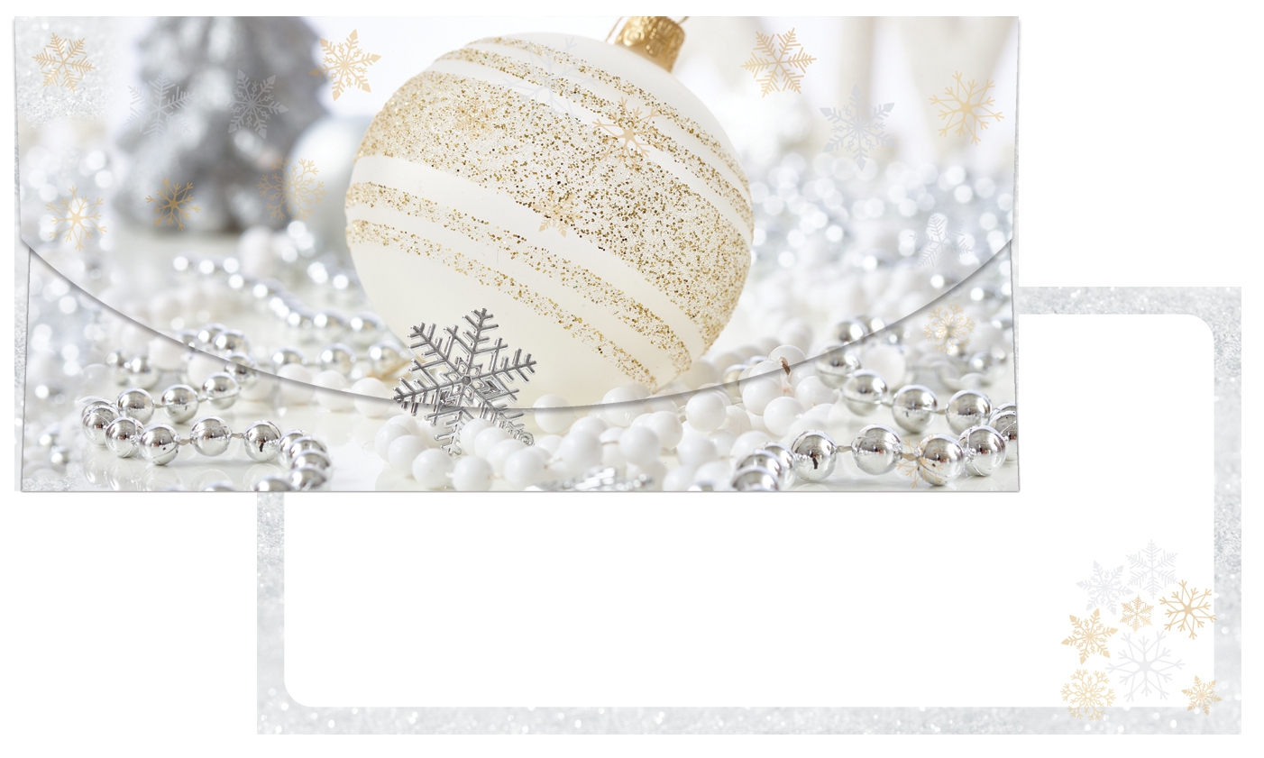 Obrázek k výrobku 21073 - Alvarak darčeková obálka na peniaze Vianočná guľa