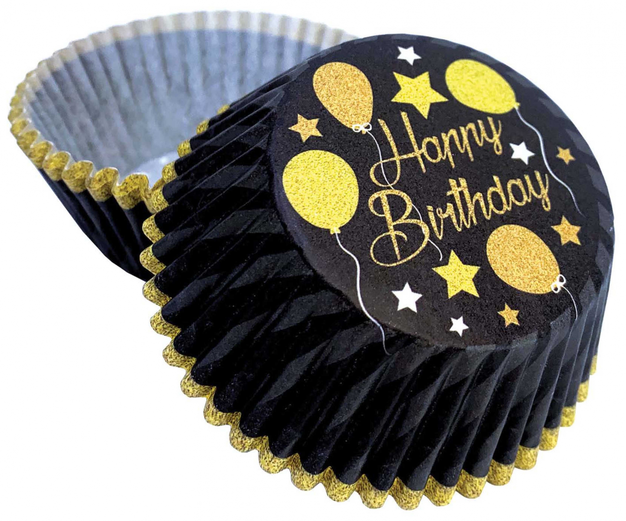 Obrázek k výrobku 20555 - Alvarak košíčky na muffiny Happy Birthday (50 ks)