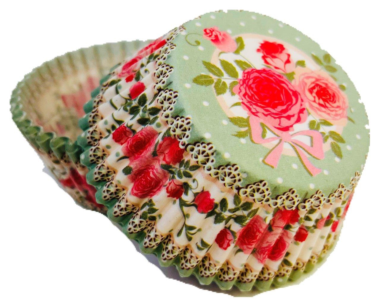 Obrázek k výrobku 21480 - Alvarak košíčky na muffiny Kytica ruží (50 ks)