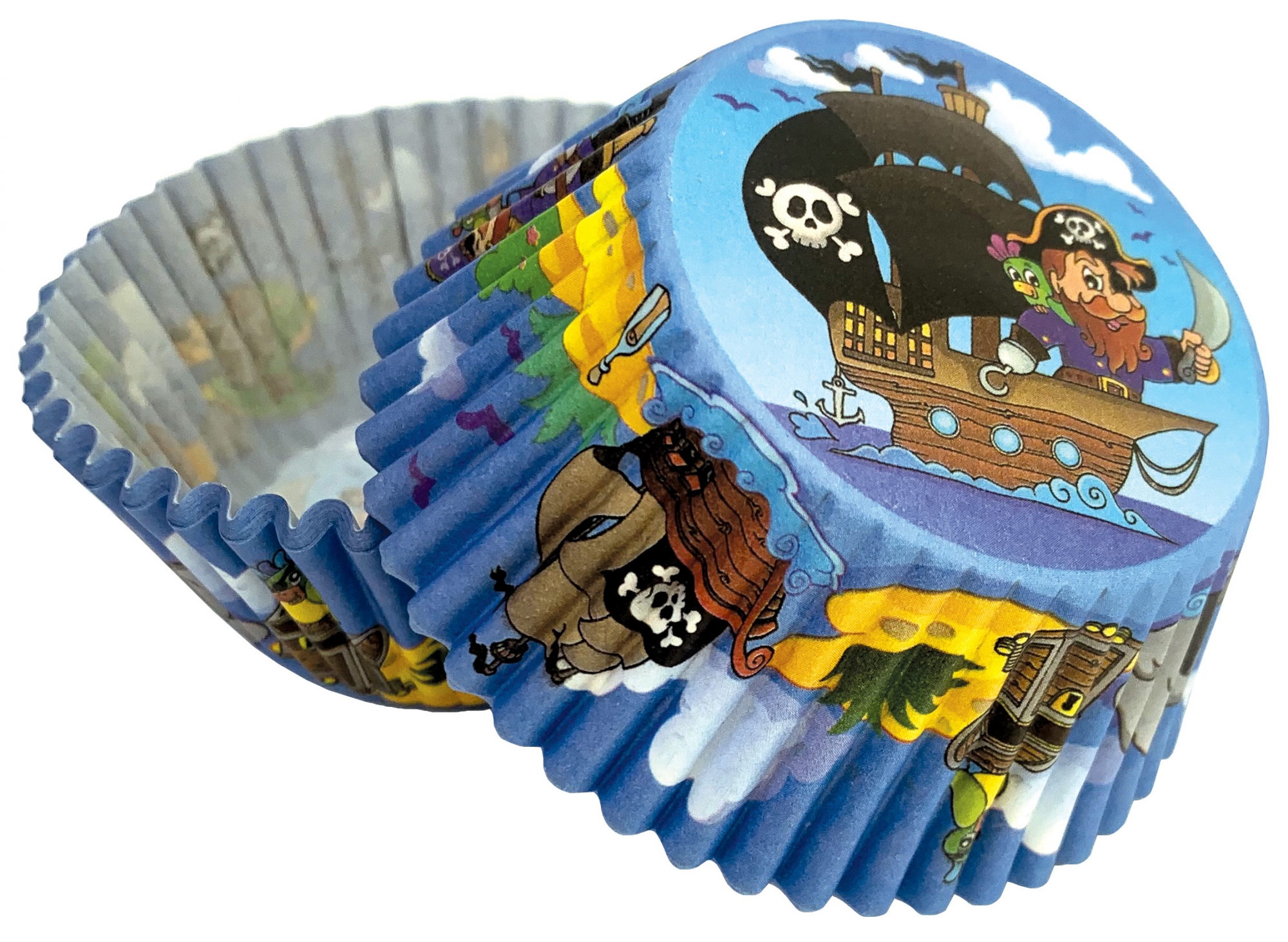 Obrázek k výrobku 21295 - Alvarak košíčky na muffiny Piráti (50 ks)