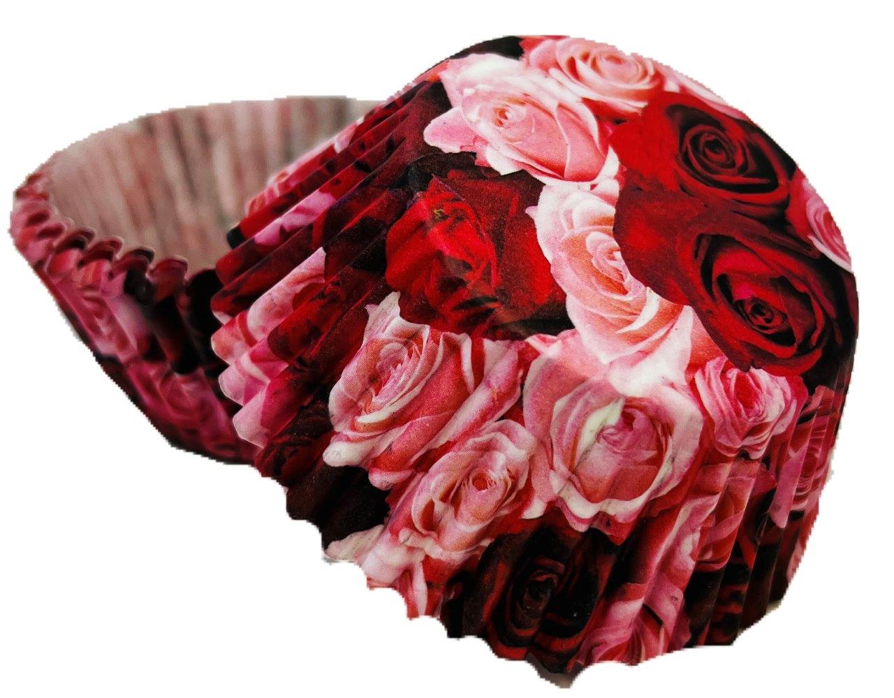 Obrázek k výrobku 21472 - Alvarak košíčky na muffiny Ruže (50 ks)