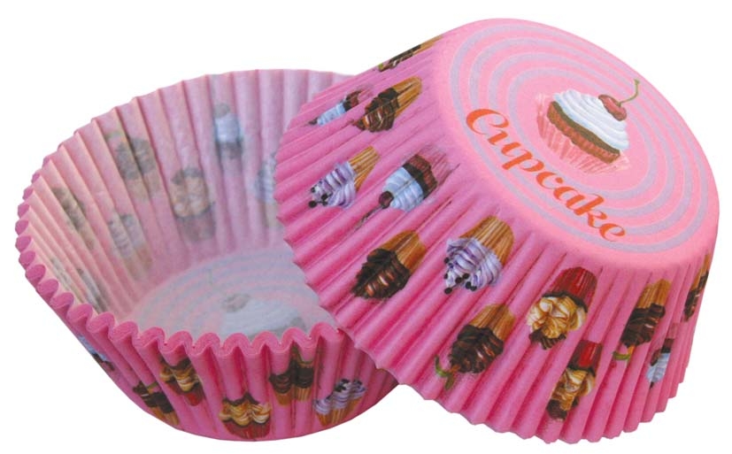 Obrázek k výrobku 21290 - Alvarak košíčky na muffiny Ružové Cupcake (50 ks)