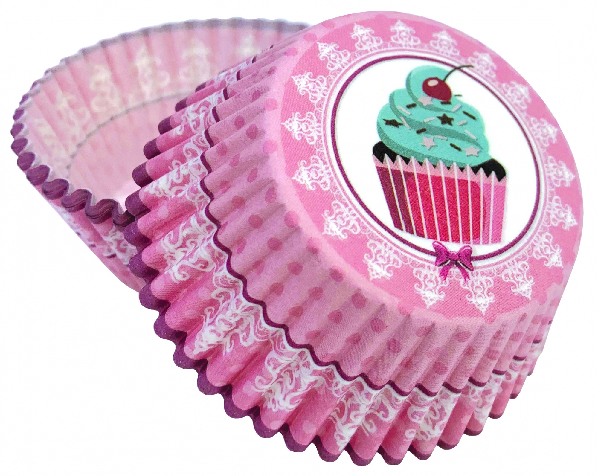 Obrázek k výrobku 21294 - Alvarak košíčky na muffiny Ružový cupcake (50 ks)