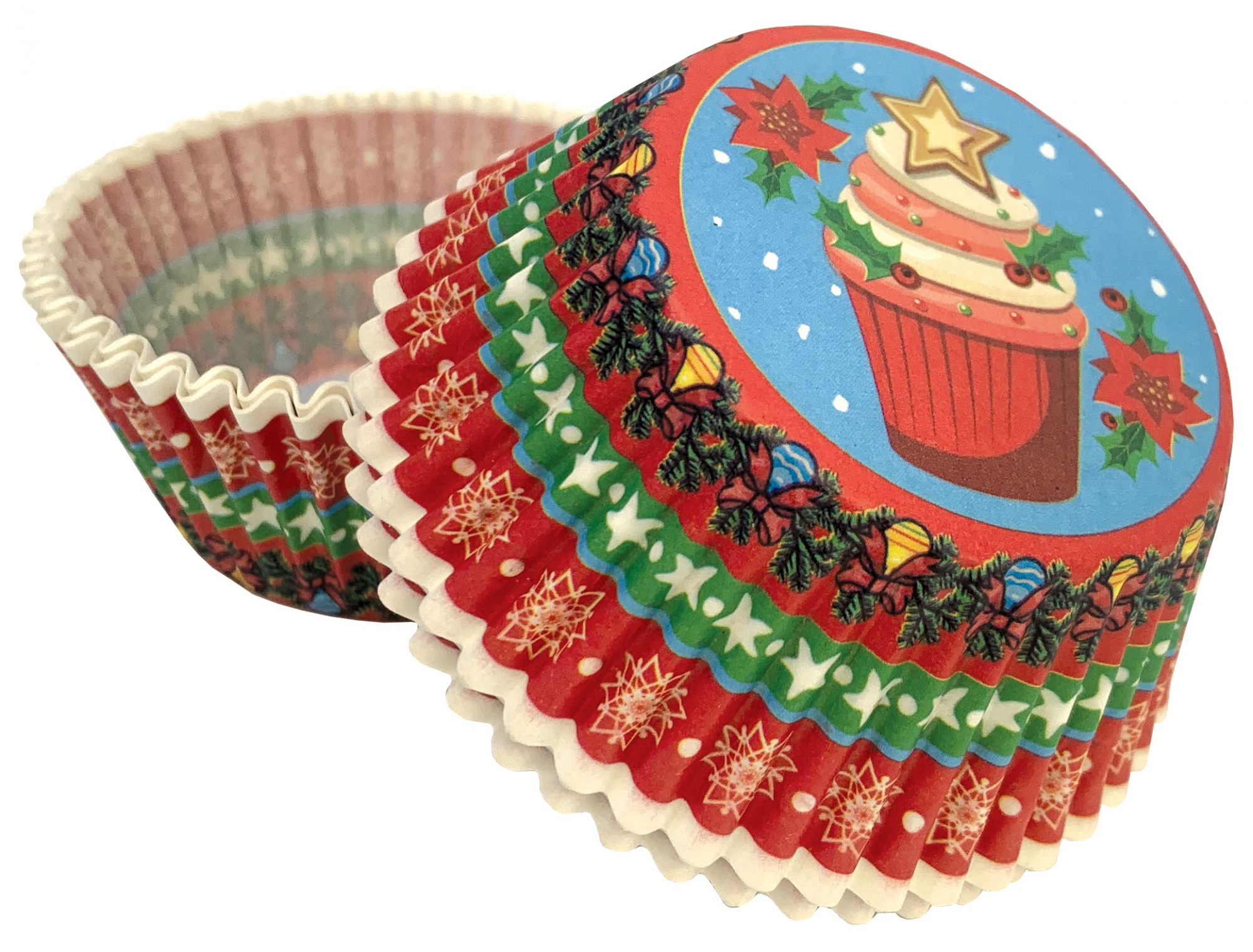 Obrázek k výrobku 21187 - Alvarak košíčky na muffiny Vianočný muffin (50 ks)