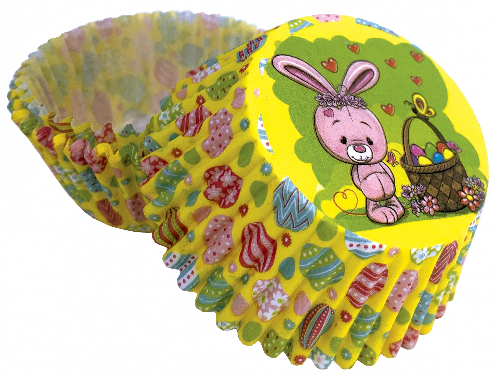 Obrázek k výrobku 21475 - Alvarak košíčky na muffiny Zajačik s košíkom (50 ks)