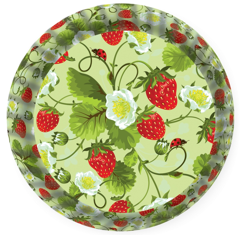 Obrázek k výrobku 18394 - Alvarak košíčky na muffiny Zelené s jahodami  (50 ks)