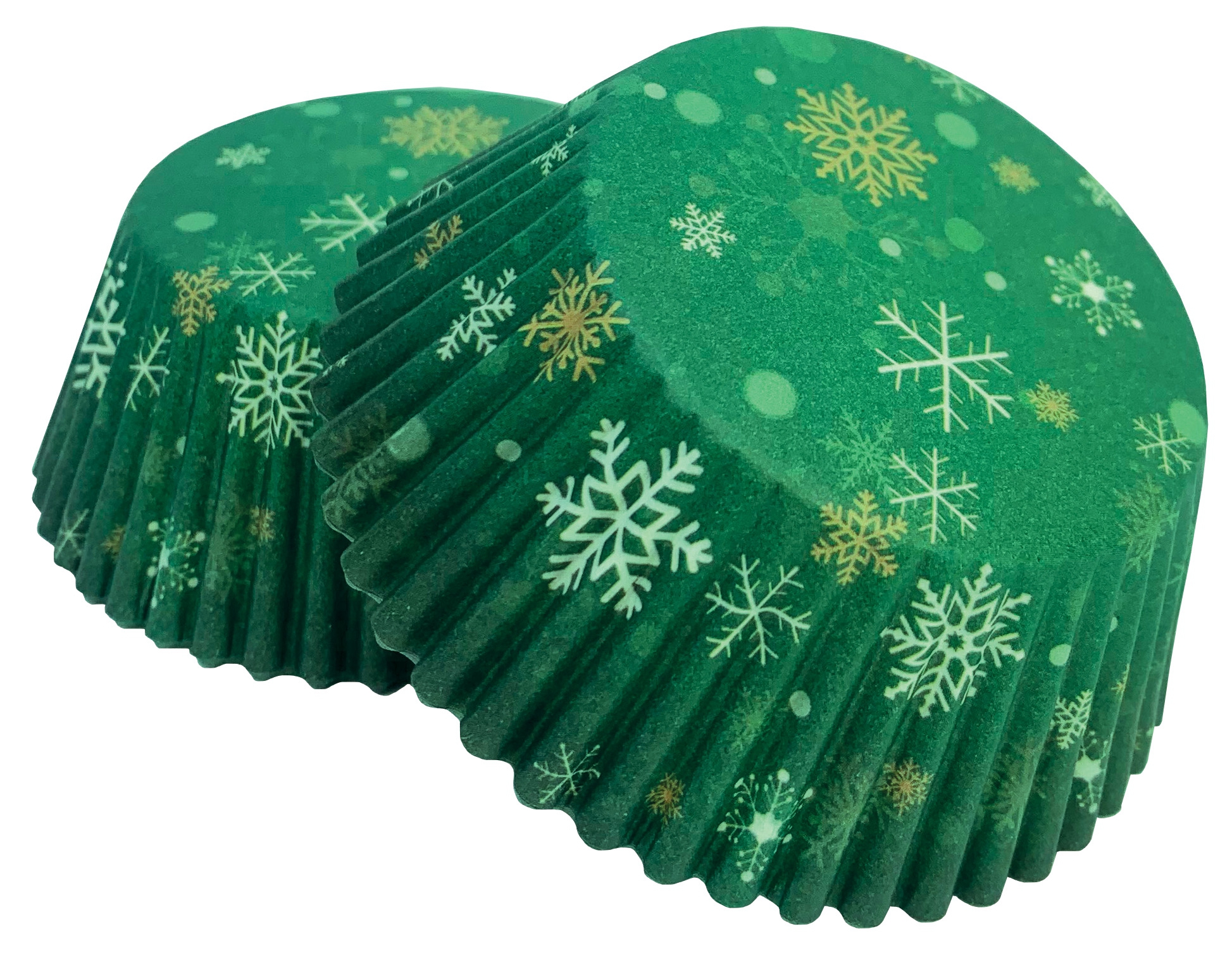 Obrázek k výrobku 21186 - Alvarak košíčky na muffiny Zelené vianočné (50 ks)