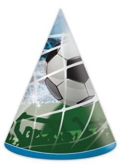 Obrázek k výrobku 22068 - Alvarak Párty Klobúčik Futbal (6 ks)