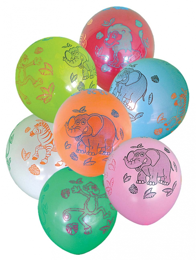 Obrázek k výrobku Alvarak Safari balónky barevné (7 ks)