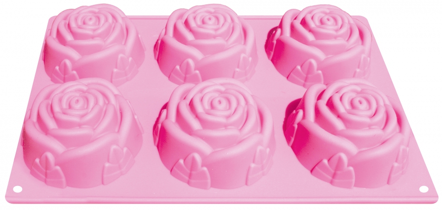 Obrázek k výrobku 21297 - Alvarak silikónová forma na pečenie Cupcake alebo koláče (6 ks)
