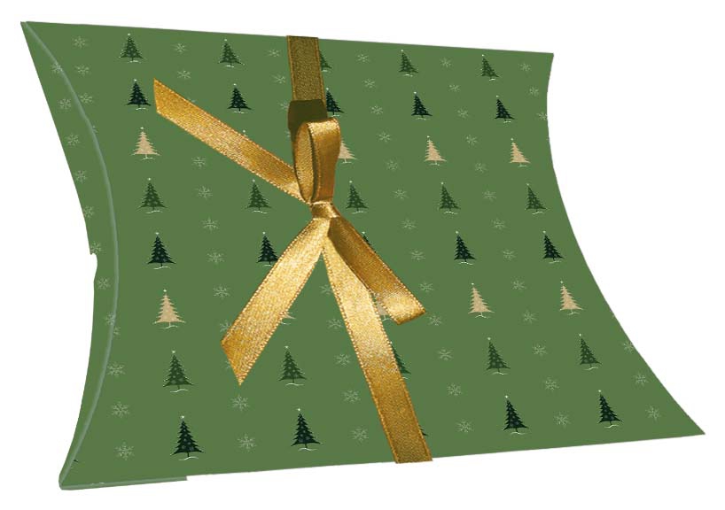 Obrázek k výrobku 19469 - Alvarak Vianočná darčeková skladacia krabička zelená