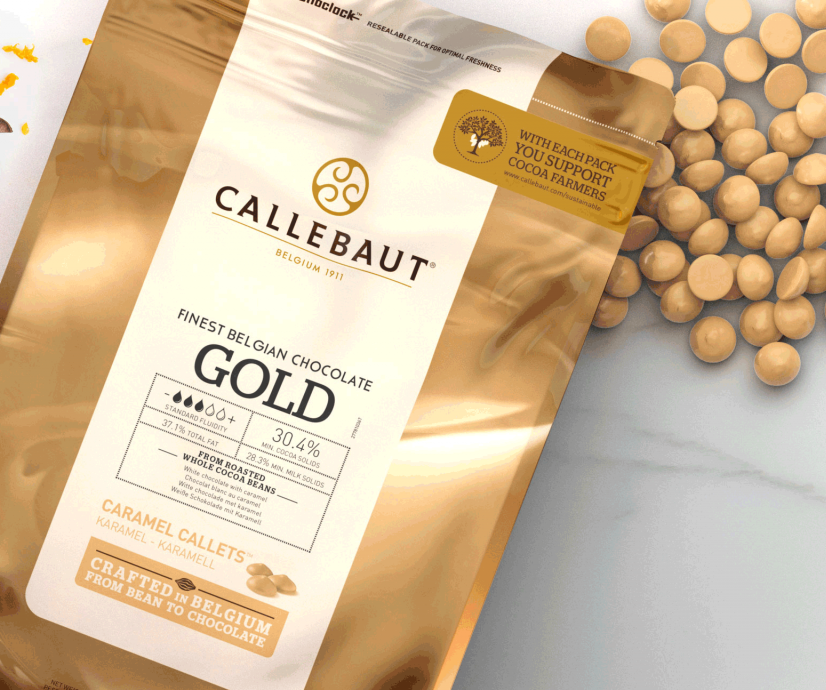 Obrázek k výrobku 20446 - Callebaut Karamelová čokoláda Gold (250 g)