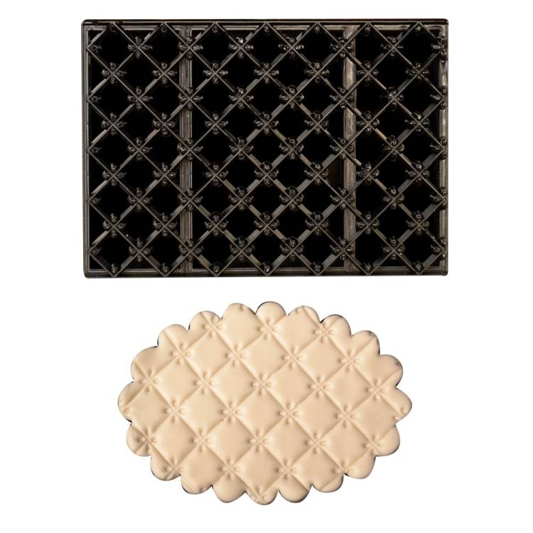 Obrázek k výrobku 24906 - Cesil Patchwork odtlačovač Mriežka zdobená