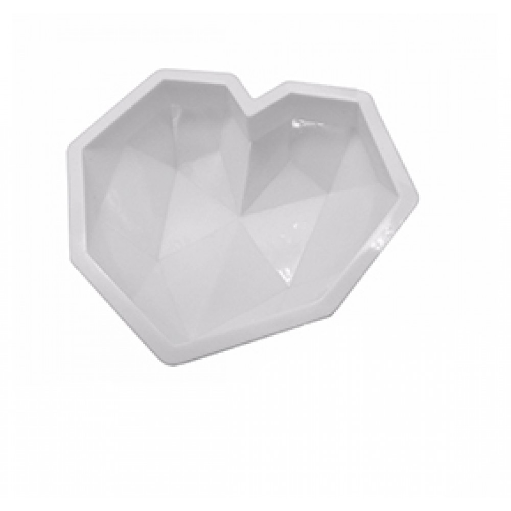 Obrázek k výrobku 23915 - Cesil Silikónová forma na pečenie/na mrazené dezerty Diamantové srdce