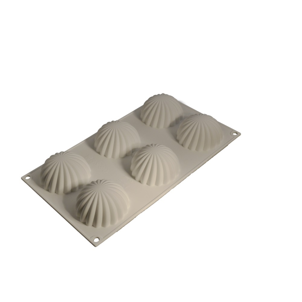 Obrázek k výrobku 24340 - Cesil Silikónová forma na pečenie/na mrazené dezerty Kopula 7 cm (na 6 ks)