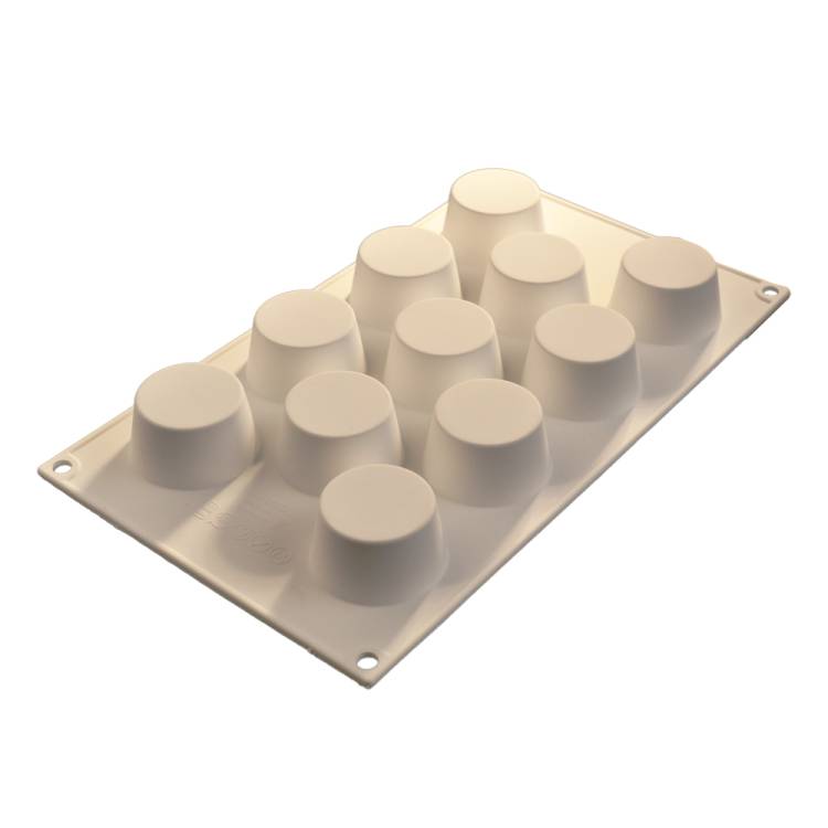 Obrázek k výrobku 26530 - Cesil Silikónová forma na pečenie/na mrazené dezerty Muffiny 5,1 x 2,8 cm (na 11 ks)