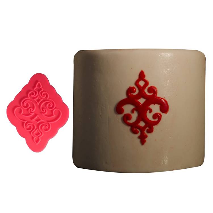 Obrázek k výrobku 24911 - Cesil Silikónová forma prikladacia Ornament