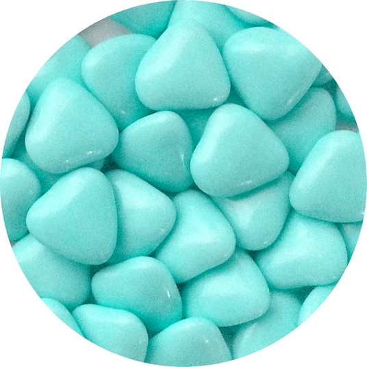 Obrázek k výrobku Čokoládová srdíčka modrá (50 g)