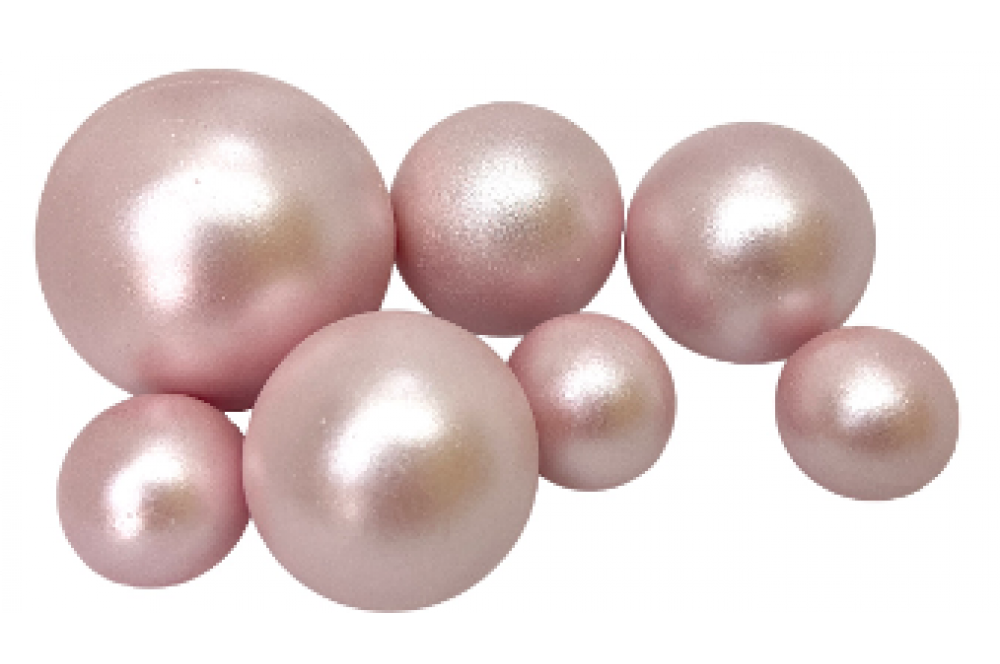 Obrázek k výrobku 27245 - Čokoládové gule XXL ružová perleť  (7 ks)