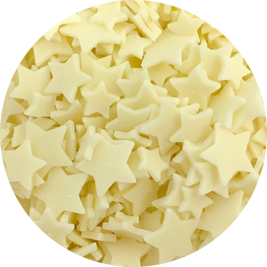 Obrázek k výrobku Čokoládové hvězdičky bílé 8 - 15 mm (50 g)1