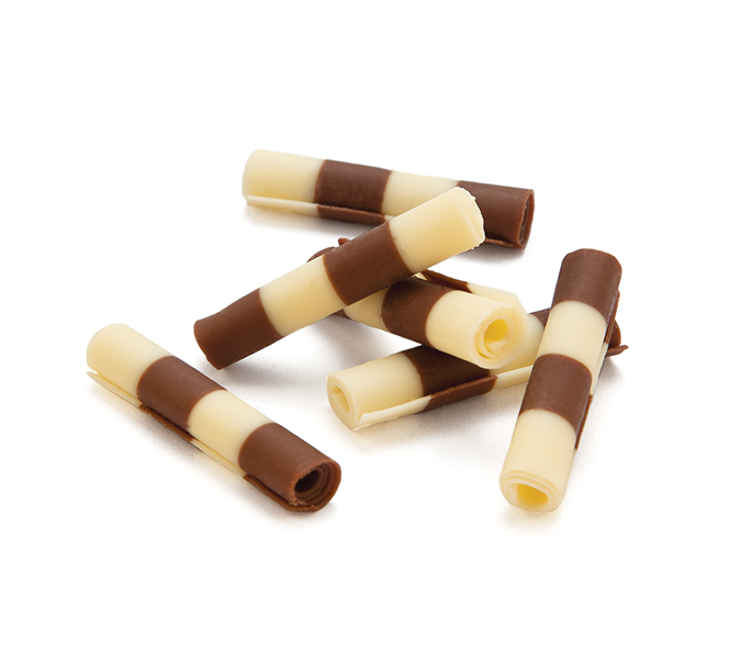 Obrázek k výrobku Čokoládové ruličky dvojbarevné Thuja (1,5 kg)