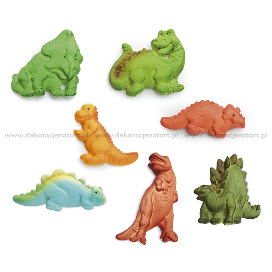 Obrázek k výrobku 17184 - Cukrová dekorácia Dinosaury (21 ks)