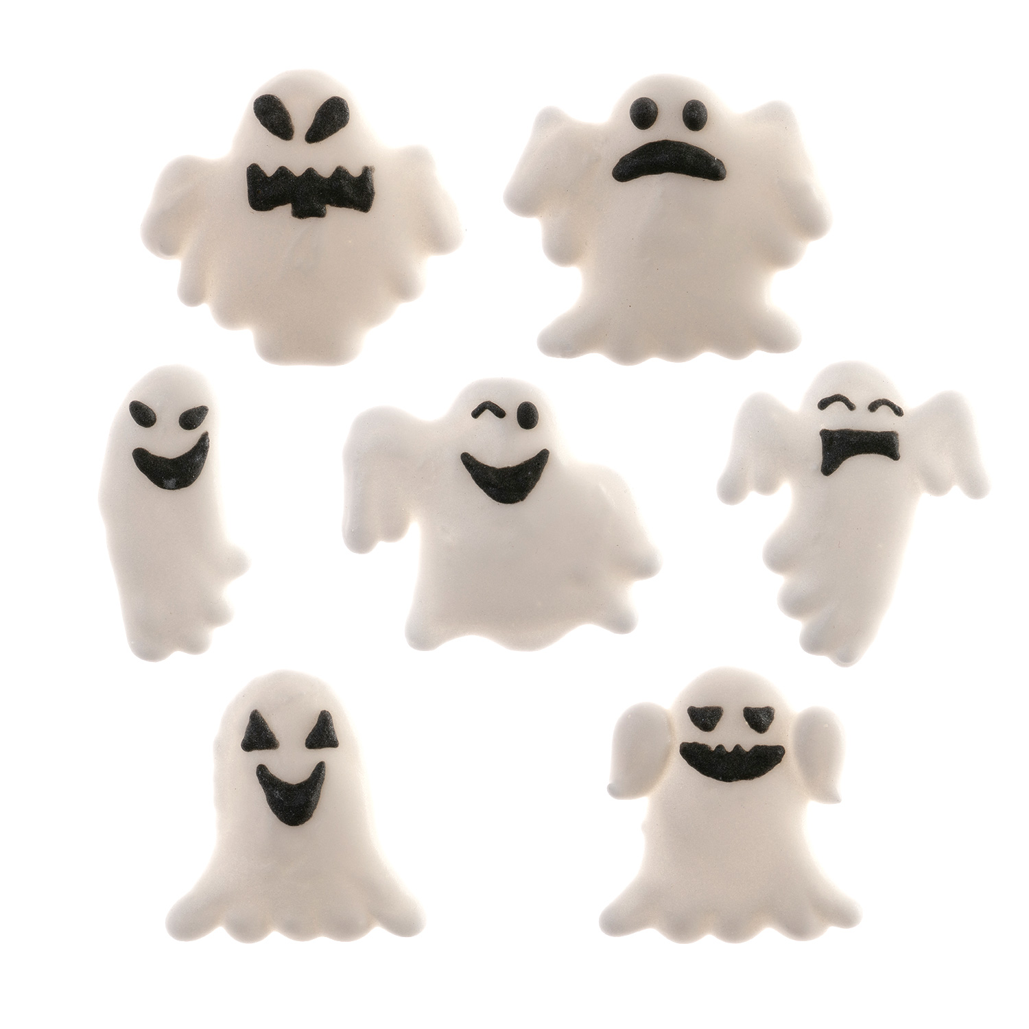 Obrázek k výrobku 25797 - Cukrová dekorácia Duch 3x4cm (10ks)