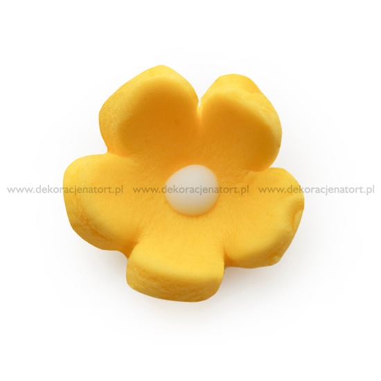 Obrázek k výrobku 23396 - Cukrová dekorácia - Nezabúdka žltá (100ks)